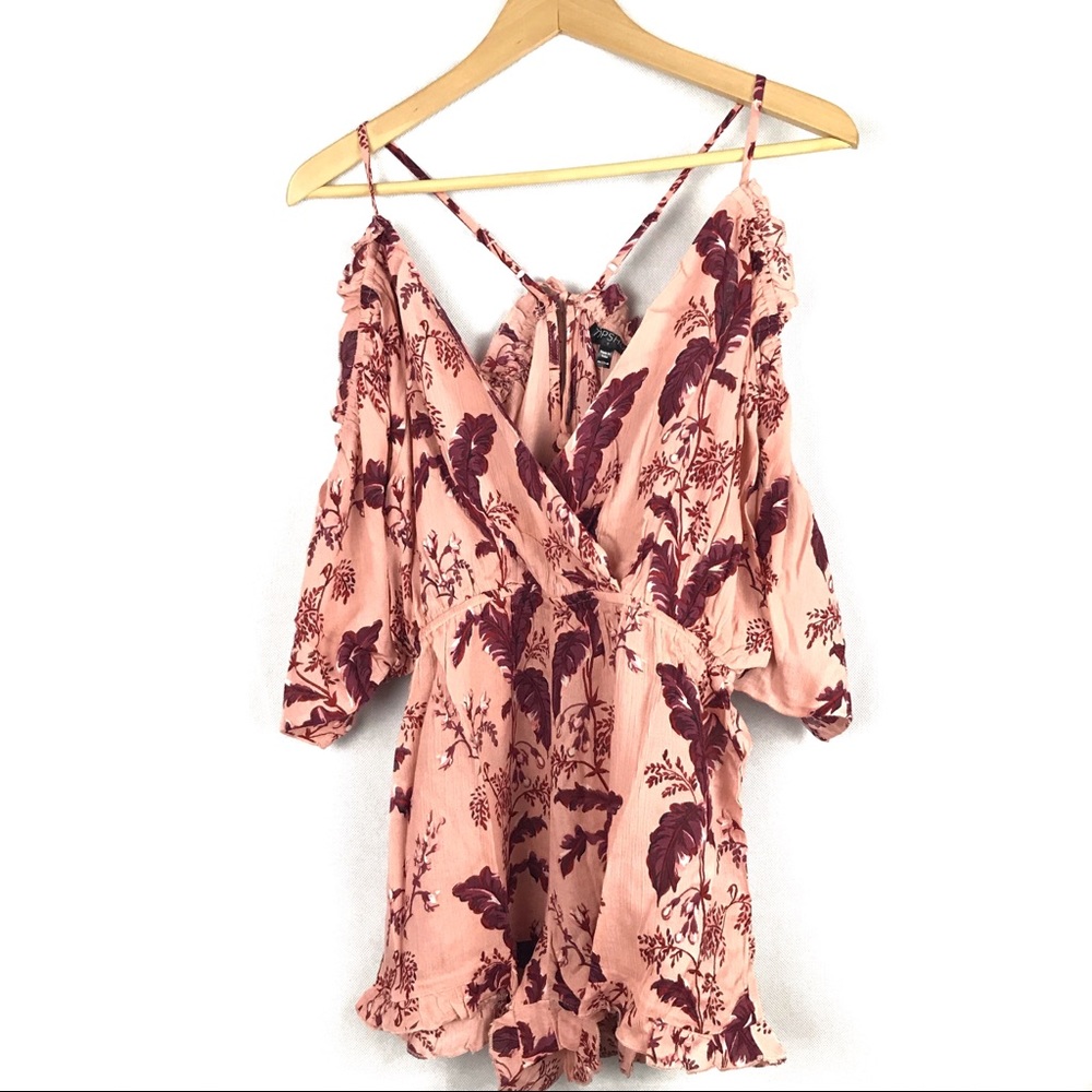 NWT TopShop Floral Romper Size 4-6